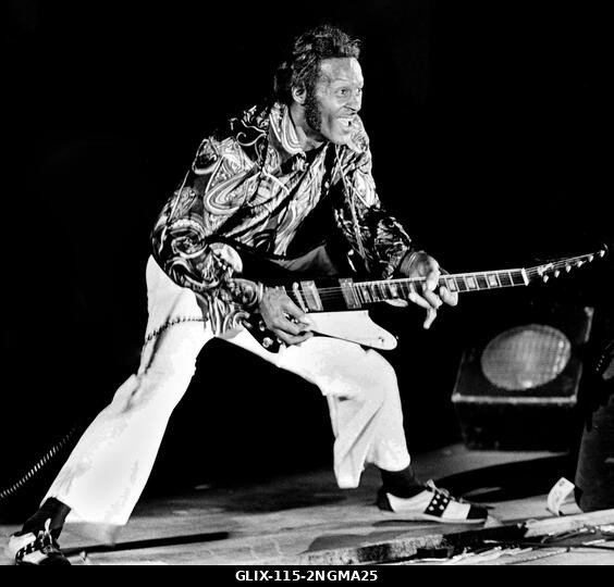 Chuck Berry a Concertgebouw-ban, Amszterdam, 1973 Amszterdam, Hollandia - 1973, (Fotó Gijsbert Hanekroot)