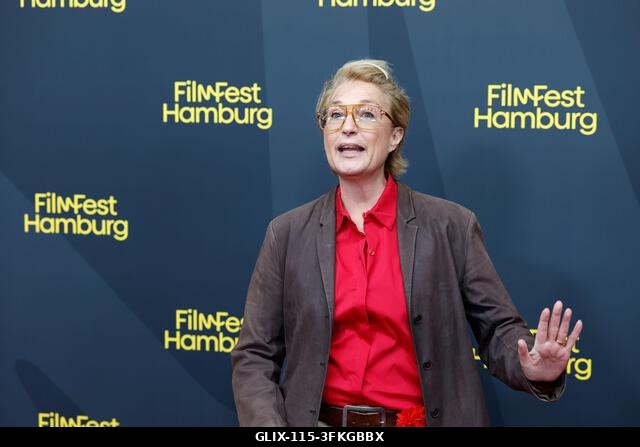 Hamburg, Németország. 2026. szeptember 24. Saskia Fischer színésznő a vörös szőnyegen a CinemaxX Dammtor fesztiválon a 34. Hamburgi Filmfesztivál m...
