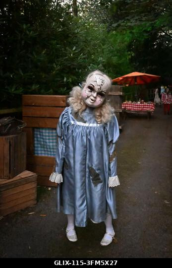Alton, Egyesült Királyság. 2026. szeptember 26. A Scarefest megnyitó estéje az Alton Towersben, ahol ijesztő labirintus karakterek, előadók és a ha...