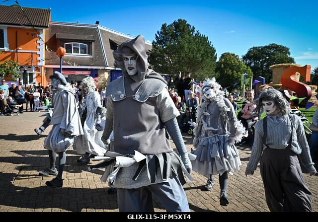 Alton, Egyesült Királyság. 2026. szeptember 26. A Scarefest megnyitó estéje az Alton Towersben, ahol ijesztő labirintus karakterek, előadók és a ha...