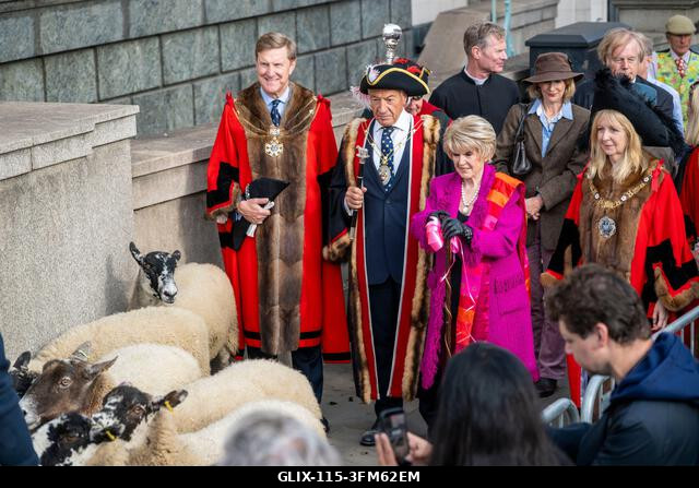 London, Egyesült Királyság. 2026. szeptember 27. Gloria Hunniford televíziós és rádiós műsorvezető, London polgármestere, Dame Susan Langley és Lon...