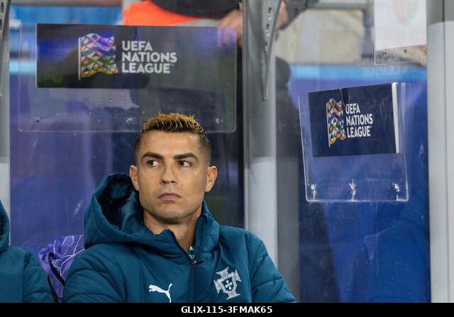 Oslo, Norvégia. 2026. szeptember 27. OSLO, NORVÉGIA - SZEPTEMBER 27.: A portugál Cristiano Ronaldo látható a Norvégia és Portugália közötti UEFA Ne...