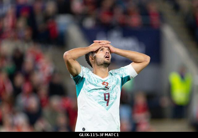 Oslo, Norvégia. 2026. szeptember 27. OSLO, NORVÉGIA – SZEPTEMBER 27: A portugál Goncalo Ramos csüggedten néz ki az UEFA Nemzetek Ligája Norvégia–Po...