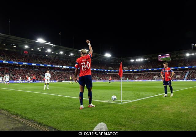 Oslo, Norvégia. 2026. szeptember 27. OSLO, NORVÉGIA – SZEPTEMBER 27: A norvég Antonio Nusa és a norvég Martin Odegaard látható az UEFA Nemzetek Lig...