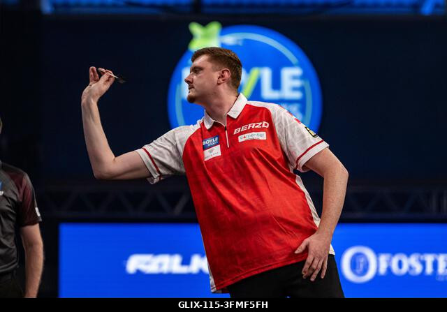 Mattioli Aréna, Leicester, Egyesült Királyság. 2026. szeptember 28. PDC World Grand Prix Darts, 1. nap; /Niko Springer akcióban az oche-n az első f...