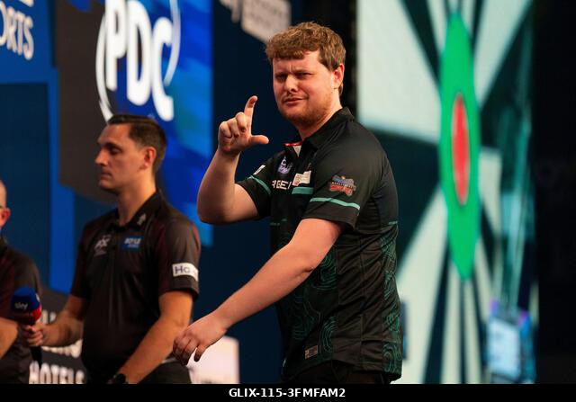 Leicester, Egyesült Királyság. 2026. szeptember 28. Kevin Doets a 2026-os Boyle Sports World Grand Prix alatt a Mattioli Arénában, Leicesterben, az...