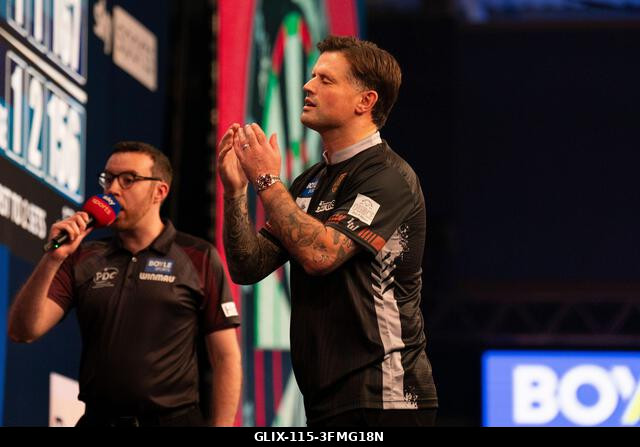 Leicester, Egyesült Királyság. 2026. szeptember 28. Luke Woodhouse a 2026-os Boyle Sports World Grand Prix alatt a Mattioli Arénában, Leicesterben,...