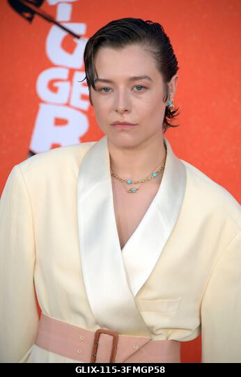 Los Angeles, Kalifornia, 2026. szeptember 28. Emma D'Arcy a Warner Bros. Pictures Digger című filmjének Los Angeles-i premierjén a Directors Villag...