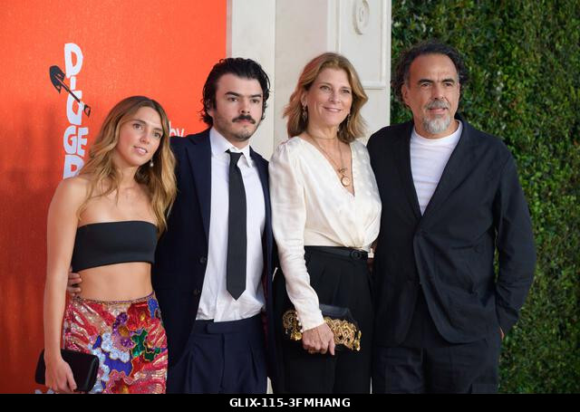 Los Angeles, USA. 2026. szeptember 28. LOS ANGELES, USA. 2026. szeptember 28.: Alejandro Gonzalez Inárritu, Maria Eladia Hagerman és a gyerekek a "...