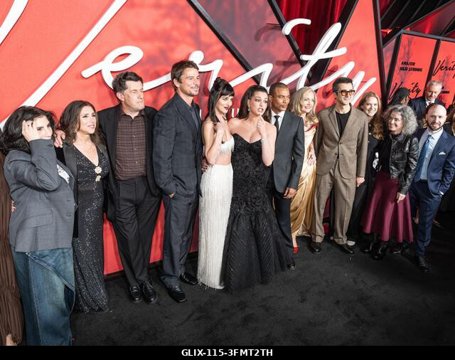 Josh Hartnett, Dakota Johnson, Anne Hathaway, Ismael Cruz Cordova és kreatív csapata részt vesz az Amazon MGM Studios 'Verity' című filmjének premi...