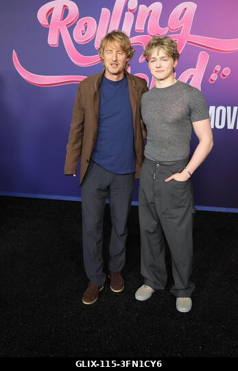 Los Angeles, Kalifornia, szeptember 30.: Christian Convery és Owen Wilson a Rolling Loud: The Movie premierjén, 2026. szeptember 29-én. Fotó: AdMedia