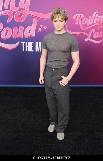 Los Angeles, Kalifornia, szeptember 30.: Christian Convery a Rolling Loud: The Movie premierjén, 2026. szeptember 29-én. Fotó: AdMedia