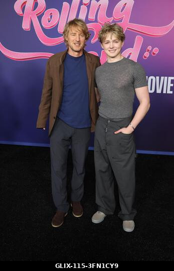 Los Angeles, Kalifornia, szeptember 30.: Christian Convery és Owen Wilson a Rolling Loud: The Movie premierjén, 2026. szeptember 29-én. Fotó: AdMedia