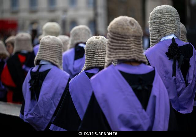 London, Egyesült Királyság. 2026. október 1. A kerületi bíróság bírái és a jogi szakma képviselői vallási istentisztelettel ünneplik a jogi év kezd...