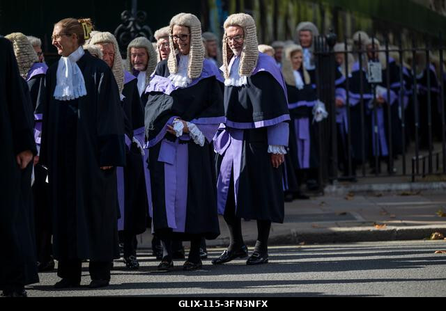 London, Egyesült Királyság. 2026. október 1. A kerületi bíróság bírái és a jogi szakma képviselői vallási istentisztelettel ünneplik a jogi év kezd...