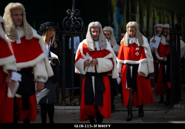 London, Egyesült Királyság. 2026. október 1. A Legfelsőbb Bíróság bírái és a jogi szakma képviselői vallási szertartással ünneplik a jogi év kezdet...