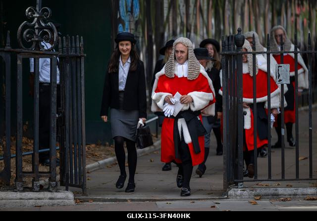 London, Egyesült Királyság. 2026. október 1. A Legfelsőbb Bíróság bírái és a jogi szakma képviselői vallási szertartással ünneplik a jogi év kezdet...