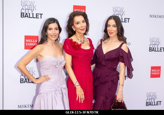New York, Egyesült Államok. 2026. október 1. (B) Alessia Fendi, Fe Fendi és Paola Fendi részt vesznek a New York City Ballet 2026 őszi gáláján a Da...