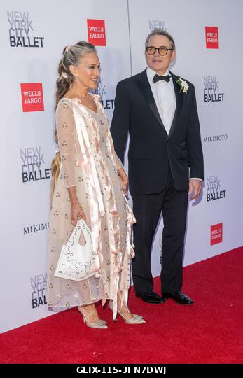 New York, Egyesült Államok. 2026. október 1. (B) Sarah Jessica Parker és Matthew Broderick részt vesznek a New York City Ballet 2026 őszi gáláján a...
