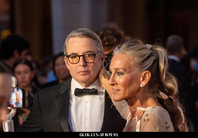 New York, Egyesült Államok. 2026. október 1. (B) Matthew Broderick és Sarah Jessica Parker részt vesznek a New York City Ballet 2026 őszi gáláján a...