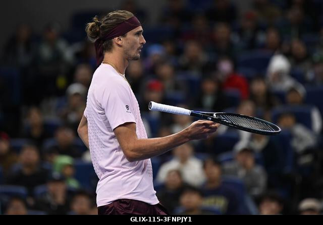 Peking, Kína. 2026. október 4. Alexander Zverev a 2026-os China Open 7. napján a Nemzeti Teniszközpontban. Fotó: Meng Gao/Alamy Live News