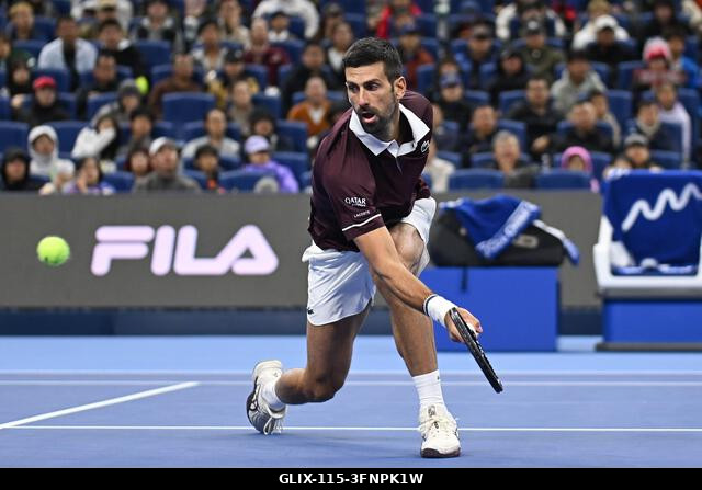 Peking, Kína. 2026. október 4. Novak Djokovic a 2026-os China Open 7. napján a Nemzeti Teniszközpontban. Fotó: Meng Gao/Alamy Live News
