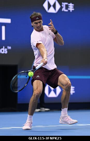 Peking, Kína. 2026. október 4. Alexander Zverev a 2026-os China Open 7. napján a Nemzeti Teniszközpontban. Fotó: Meng Gao/Alamy Live News