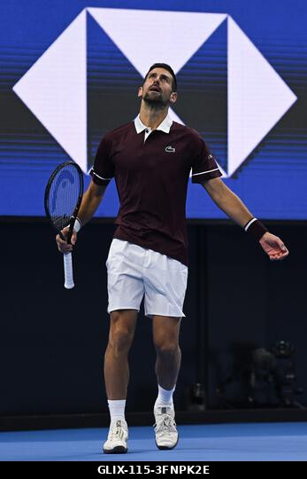 Peking, Kína. 2026. október 4. Novak Djokovic a 2026-os China Open 7. napján a Nemzeti Teniszközpontban. Fotó: Meng Gao/Alamy Live News