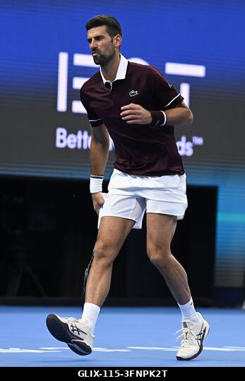 Peking, Kína. 2026. október 4. Novak Djokovic a 2026-os China Open 7. napján a Nemzeti Teniszközpontban. Fotó: Meng Gao/Alamy Live News