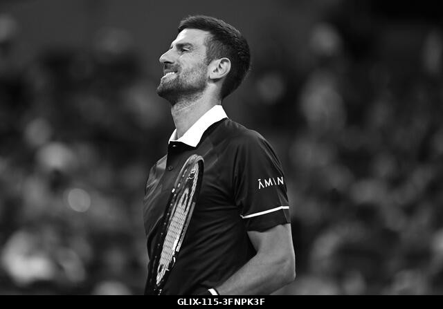 Peking, Kína. 2026. október 4. Novak Djokovic a 2026-os China Open 7. napján a Nemzeti Teniszközpontban. Fotó: Meng Gao/Alamy Live News