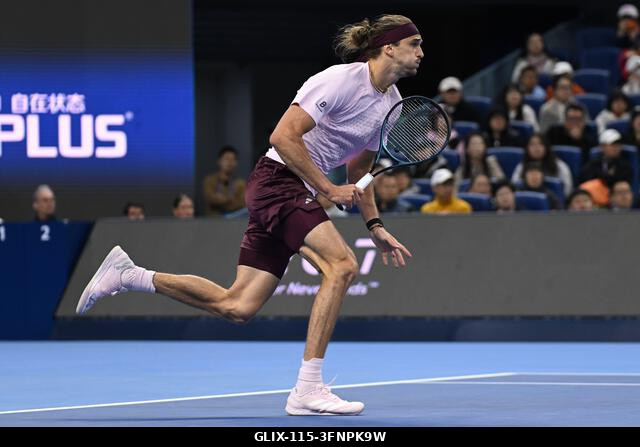 Peking, Kína. 2026. október 4. Alexander Zverev a 2026-os China Open 7. napján a Nemzeti Teniszközpontban. Fotó: Meng Gao/Alamy Live News