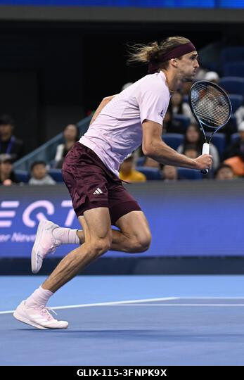 Peking, Kína. 2026. október 4. Alexander Zverev a 2026-os China Open 7. napján a Nemzeti Teniszközpontban. Fotó: Meng Gao/Alamy Live News