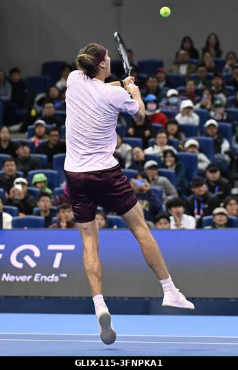 Peking, Kína. 2026. október 4. Alexander Zverev a 2026-os China Open 7. napján a Nemzeti Teniszközpontban. Fotó: Meng Gao/Alamy Live News