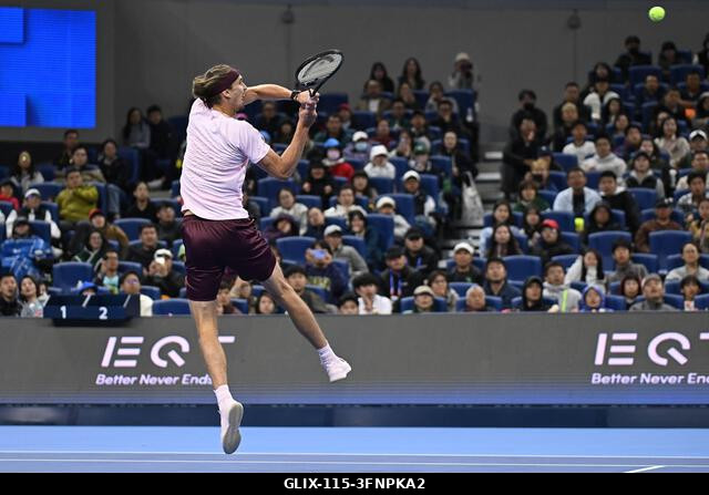 Peking, Kína. 2026. október 4. Alexander Zverev a 2026-os China Open 7. napján a Nemzeti Teniszközpontban. Fotó: Meng Gao/Alamy Live News