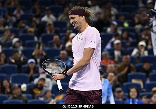 Peking, Kína. 2026. október 4. Alexander Zverev a 2026-os China Open 7. napján a Nemzeti Teniszközpontban. Fotó: Meng Gao/Alamy Live News