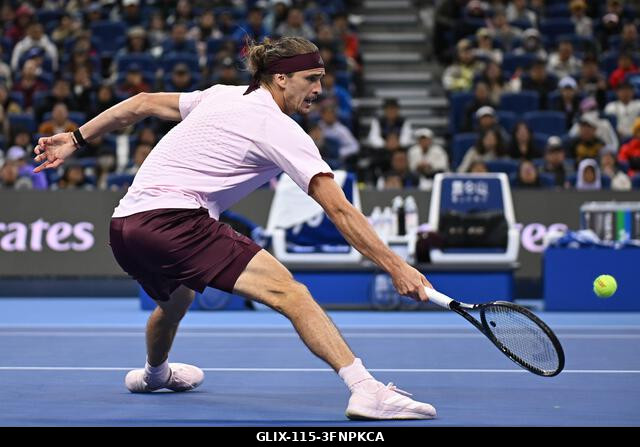 Peking, Kína. 2026. október 4. Alexander Zverev a 2026-os China Open 7. napján a Nemzeti Teniszközpontban. Fotó: Meng Gao/Alamy Live News