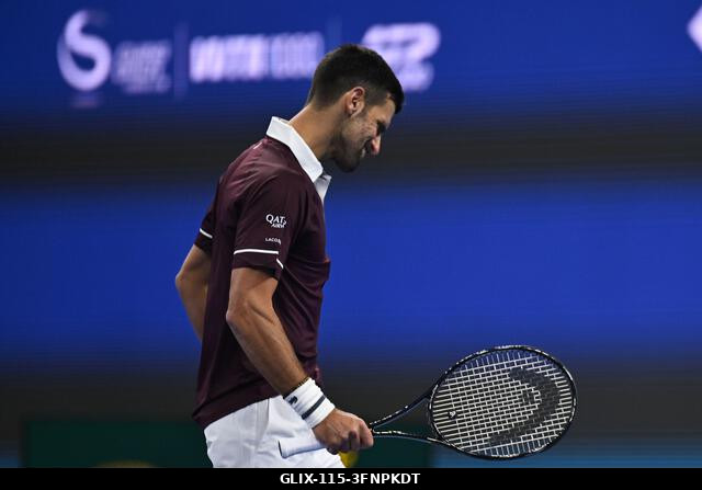 Peking, Kína. 2026. október 4. Novak Djokovic a 2026-os China Open 7. napján a Nemzeti Teniszközpontban. Fotó: Meng Gao/Alamy Live News