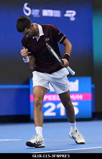 Peking, Kína. 2026. október 4. Novak Djokovic a 2026-os China Open 7. napján a Nemzeti Teniszközpontban. Fotó: Meng Gao/Alamy Live News