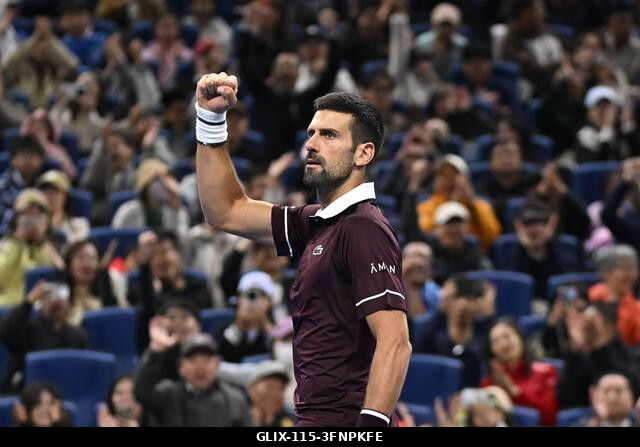 Peking, Kína. 2026. október 4. Novak Djokovic a 2026-os China Open 7. napján a Nemzeti Teniszközpontban. Fotó: Meng Gao/Alamy Live News