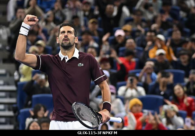 Peking, Kína. 2026. október 4. Novak Djokovic a 2026-os China Open 7. napján a Nemzeti Teniszközpontban. Fotó: Meng Gao/Alamy Live News