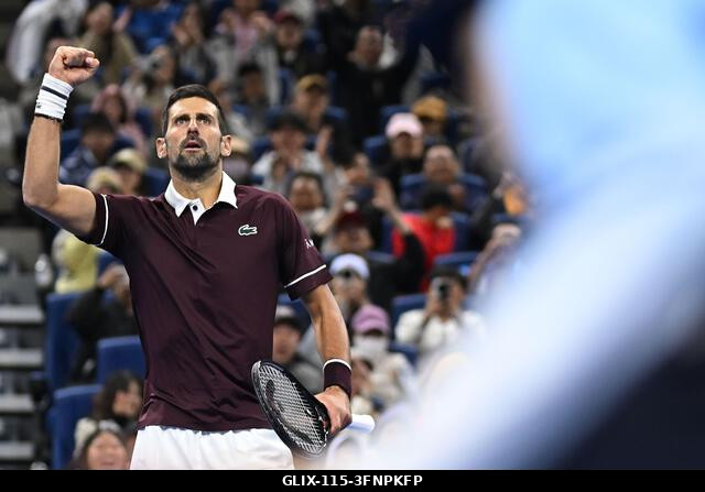 Peking, Kína. 2026. október 4. Novak Djokovic a 2026-os China Open 7. napján a Nemzeti Teniszközpontban. Fotó: Meng Gao/Alamy Live News
