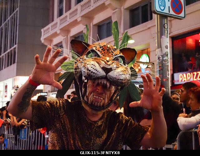 MADRID, SPAIN - October 04: Thousands of dancers paraded along Gran Vía in Madrid to kick off Spain's national festivities with the traditional His...