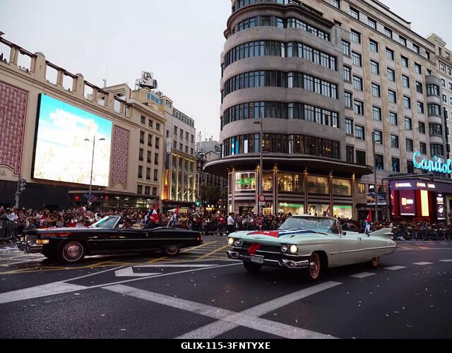 MADRID, SPAIN - October 04: Thousands of dancers paraded along Gran Vía in Madrid to kick off Spain's national festivities with the traditional His...