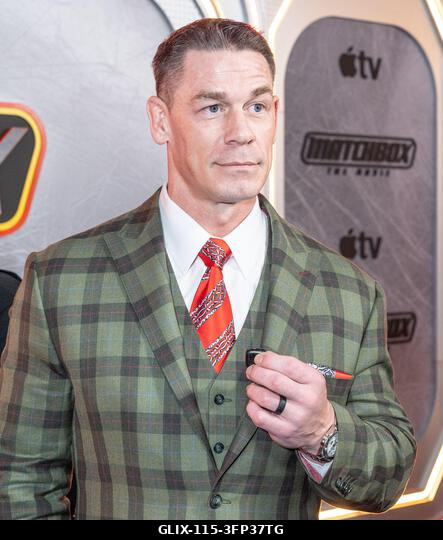 John Cena részt vesz az Apple TV „Matchbox the movie” című filmjének premierjén az AMC Lincoln Square-en, New Yorkban, 2026. október 5-én.