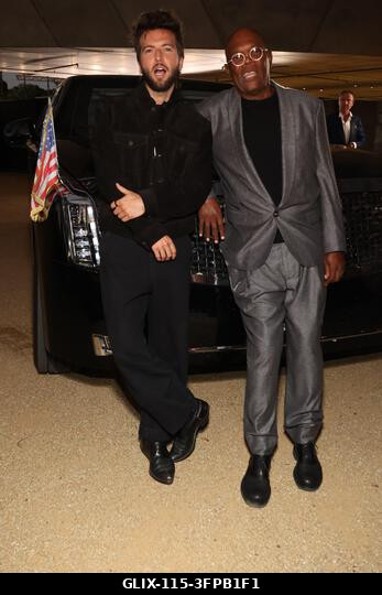 Los Angeles, Kalifornia, október 6.: Guy Burnet és Samuel L. Jackson a "The Beast" című film premierjén, 2026. október 6-án. Forrás: AdMedia