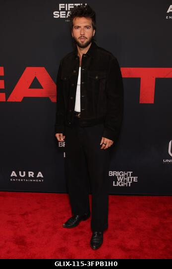Los Angeles, Kalifornia, október 6.: Guy Burnet a "The Beast" című film premierjén, 2026. október 6-án. Forrás: AdMedia