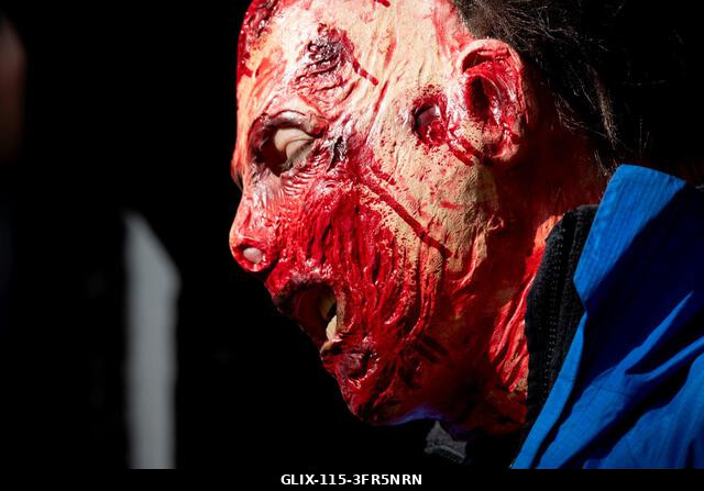 London, Egyesült Királyság. 2026. október 10. Éves zombiséta London belvárosában, a Soho tértől kezdődően, a Zombik Világnapja alkalmából.