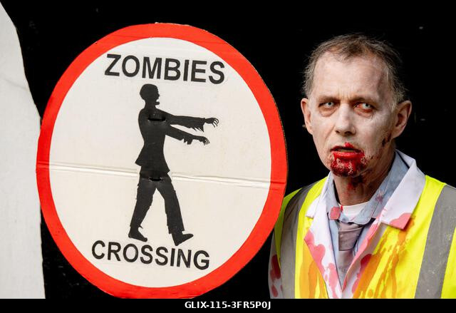 London, Egyesült Királyság. 2026. október 10. Éves zombiséta London belvárosában, a Soho tértől kezdődően, a Zombik Világnapja alkalmából.