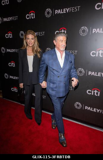 (LR) Jennifer Flavin és Sylvester Stallone részt vesznek a "Tulsa King" vetítésén a PaleyFest fesztiválon, New Yorkban, USA. Fotó: SOPA Images Limi...