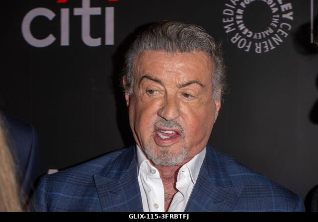 Sylvester Stallone részt vesz a "Tulsa King" vetítésén a PaleyFest fesztiválon New Yorkban, USA. Fotó: SOPA Images Limited/Alamy Live News